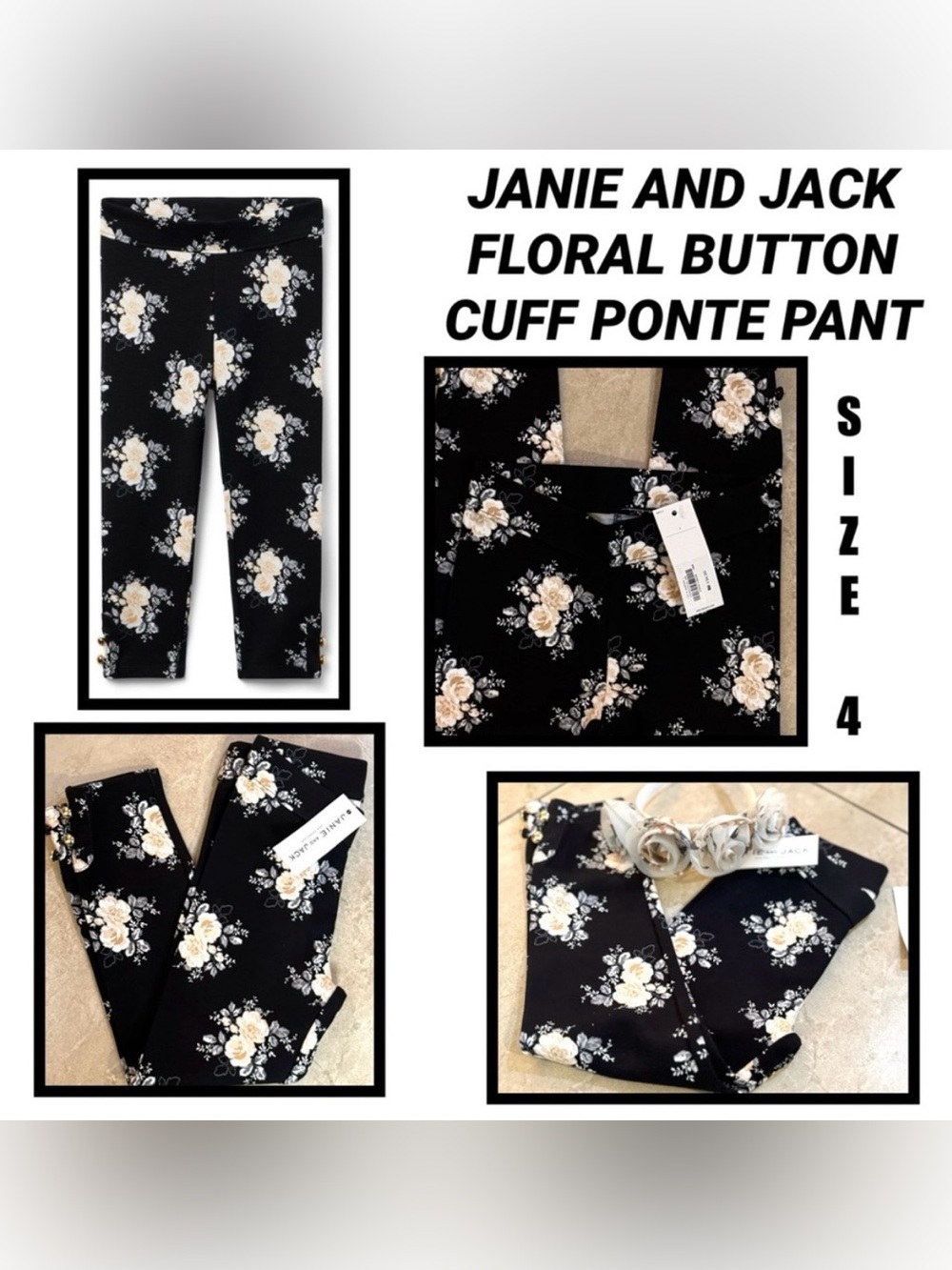 Janie and Jack Ponte Pant